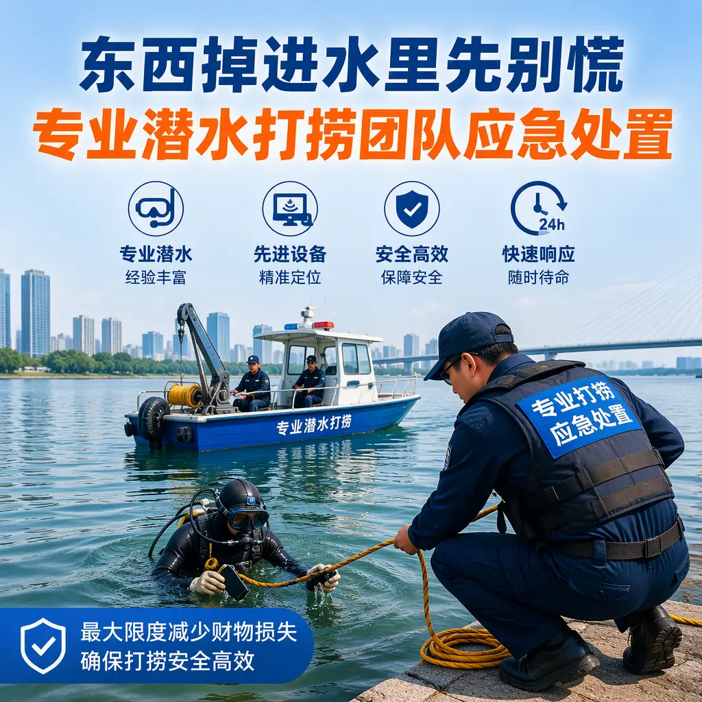 镇巴东西掉进水里先别慌,专业潜水打捞团队应急处置